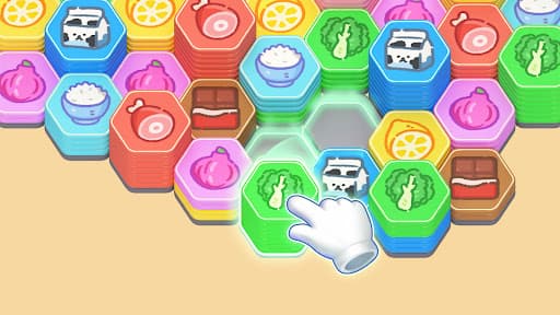Hexa Food Sort - Sorting Games screenshot 7 - screenshot