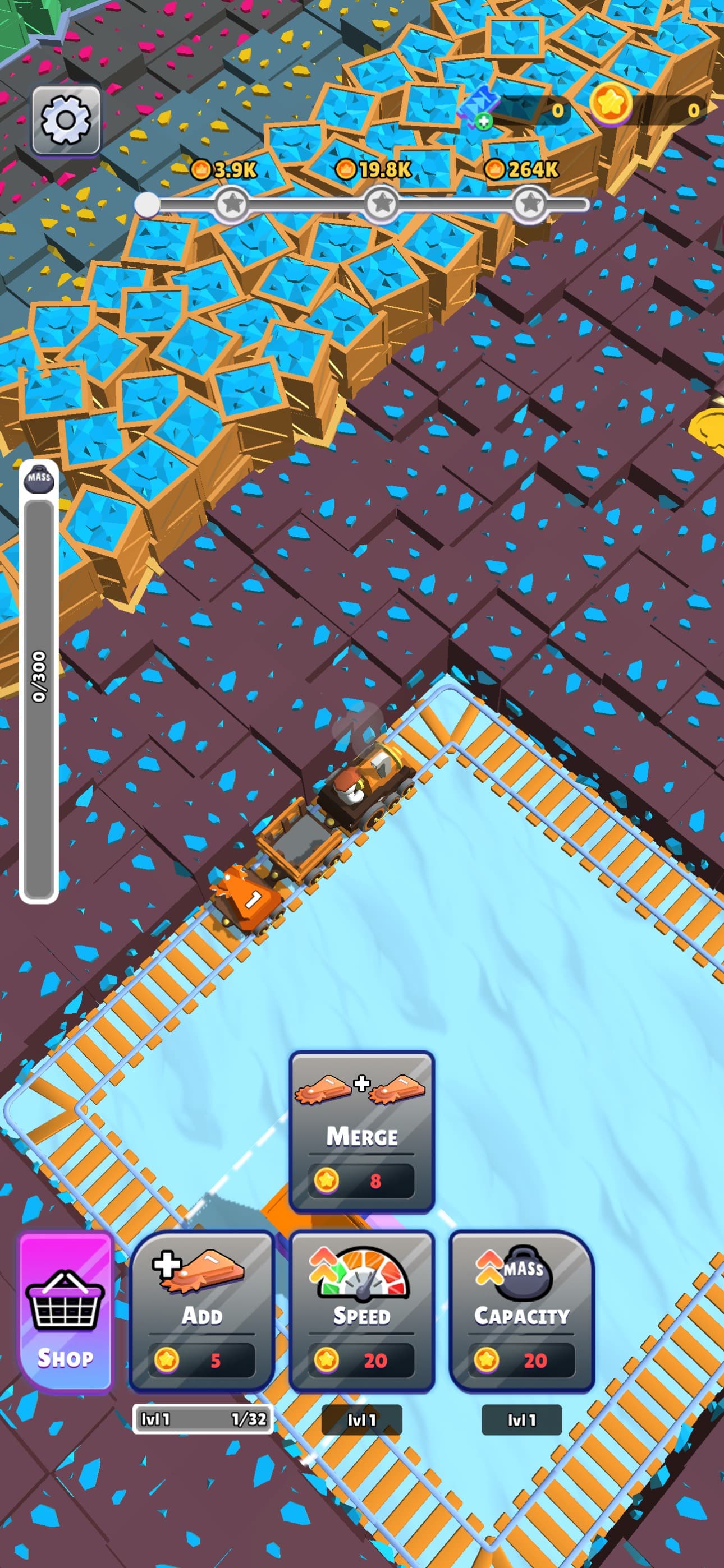 Idle Train Miner Evolution screenshot 1 - screenshot