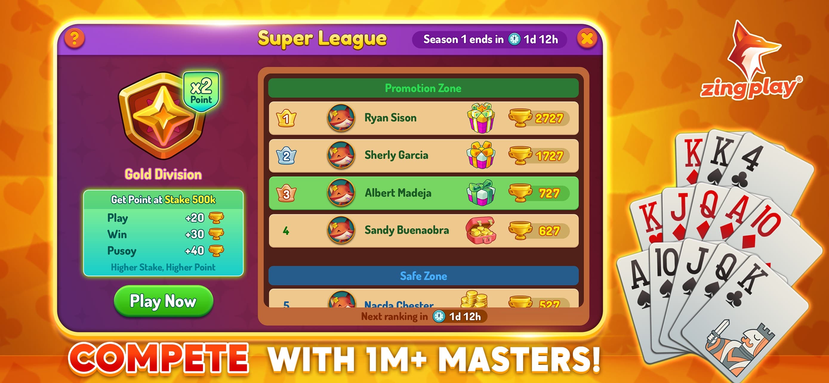 Pusoy ZingPlay - Chinese Poker screenshot 4 - screenshot