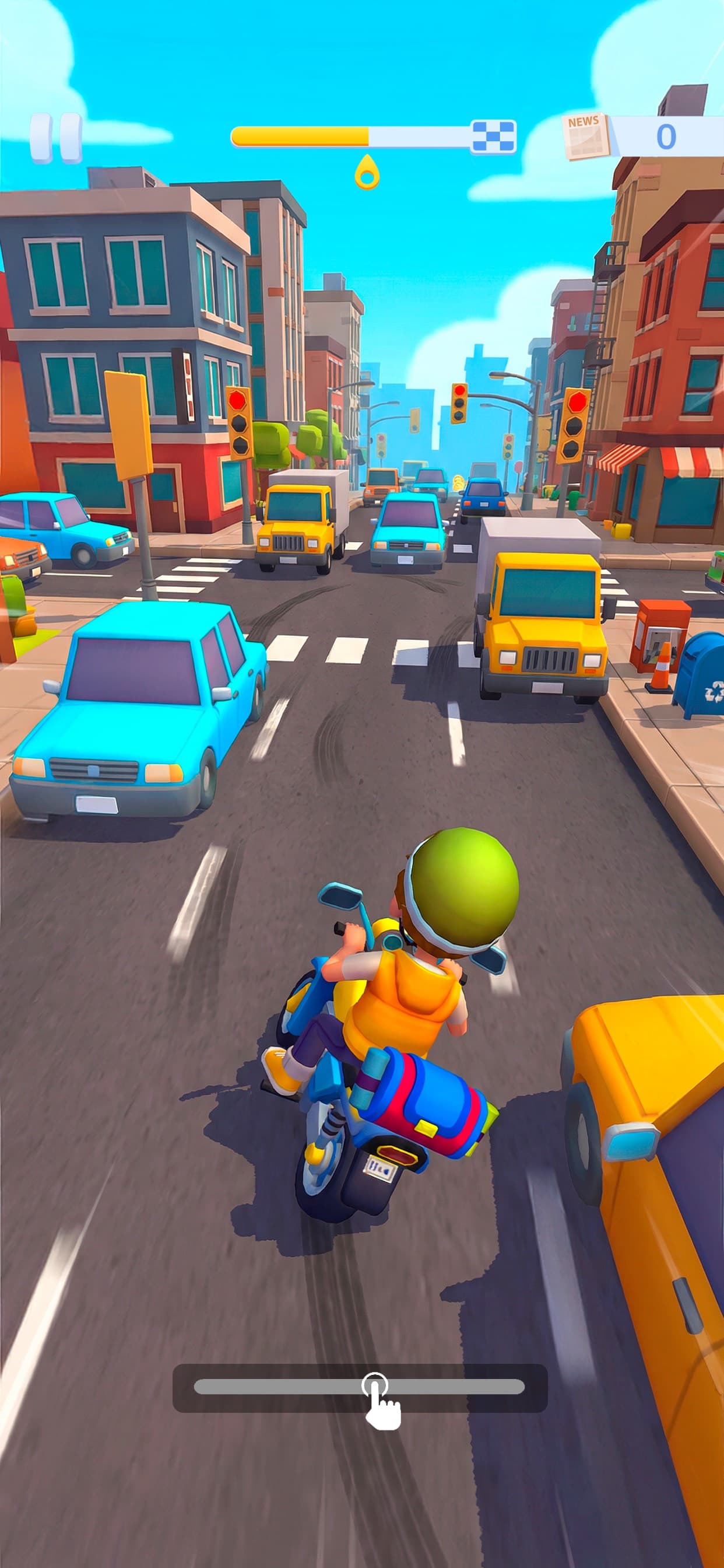 Paper Boy Race: Run & Rush 3D screenshot 3 - screenshot