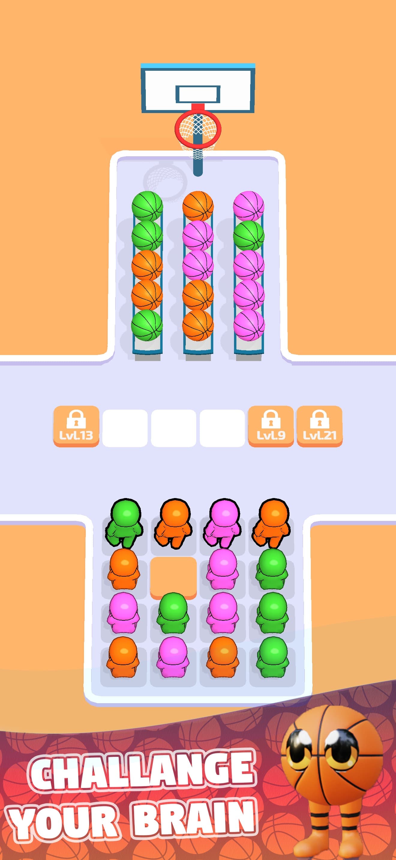 Basketball Jam: Colour Match screenshot 3 - screenshot