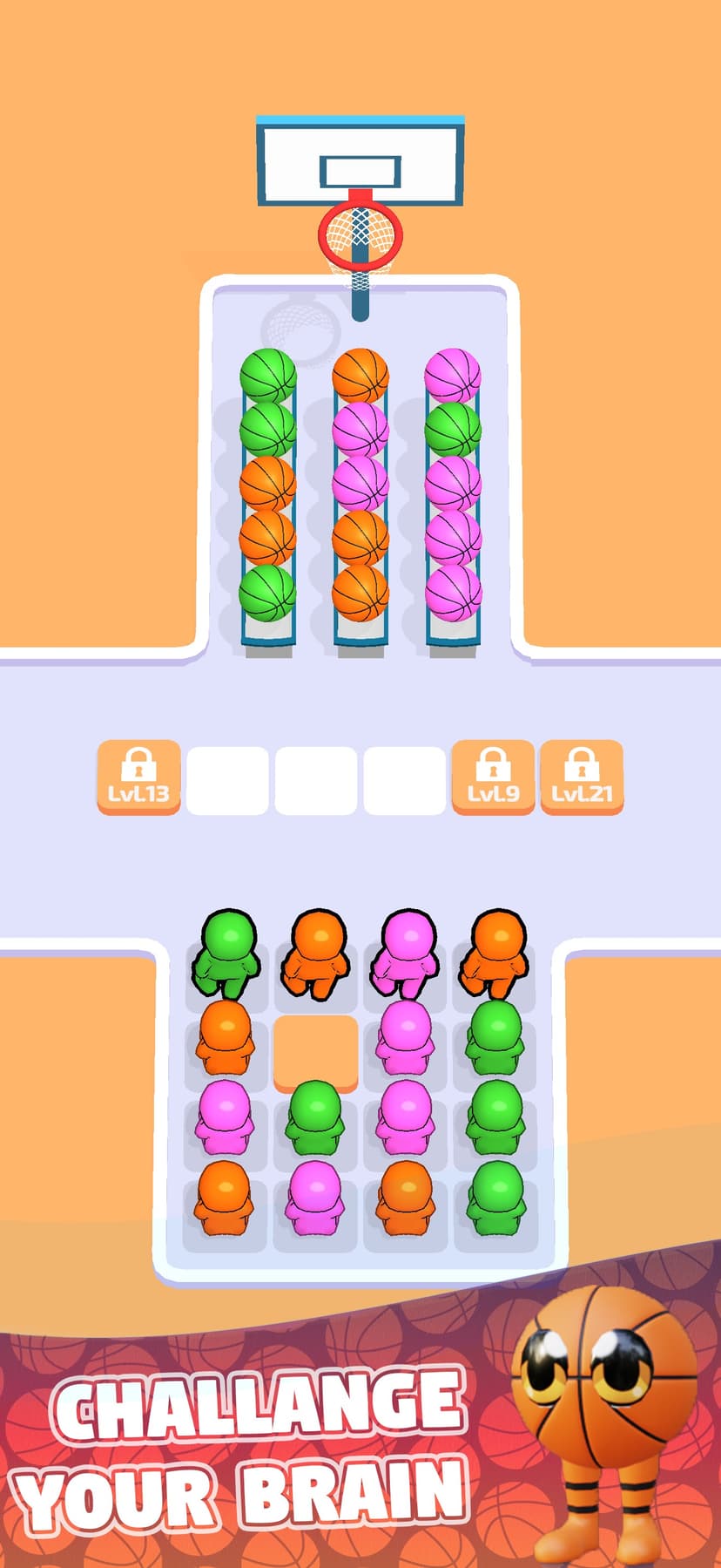 Basketball Jam: Colour Match screenshot 3 - screenshot