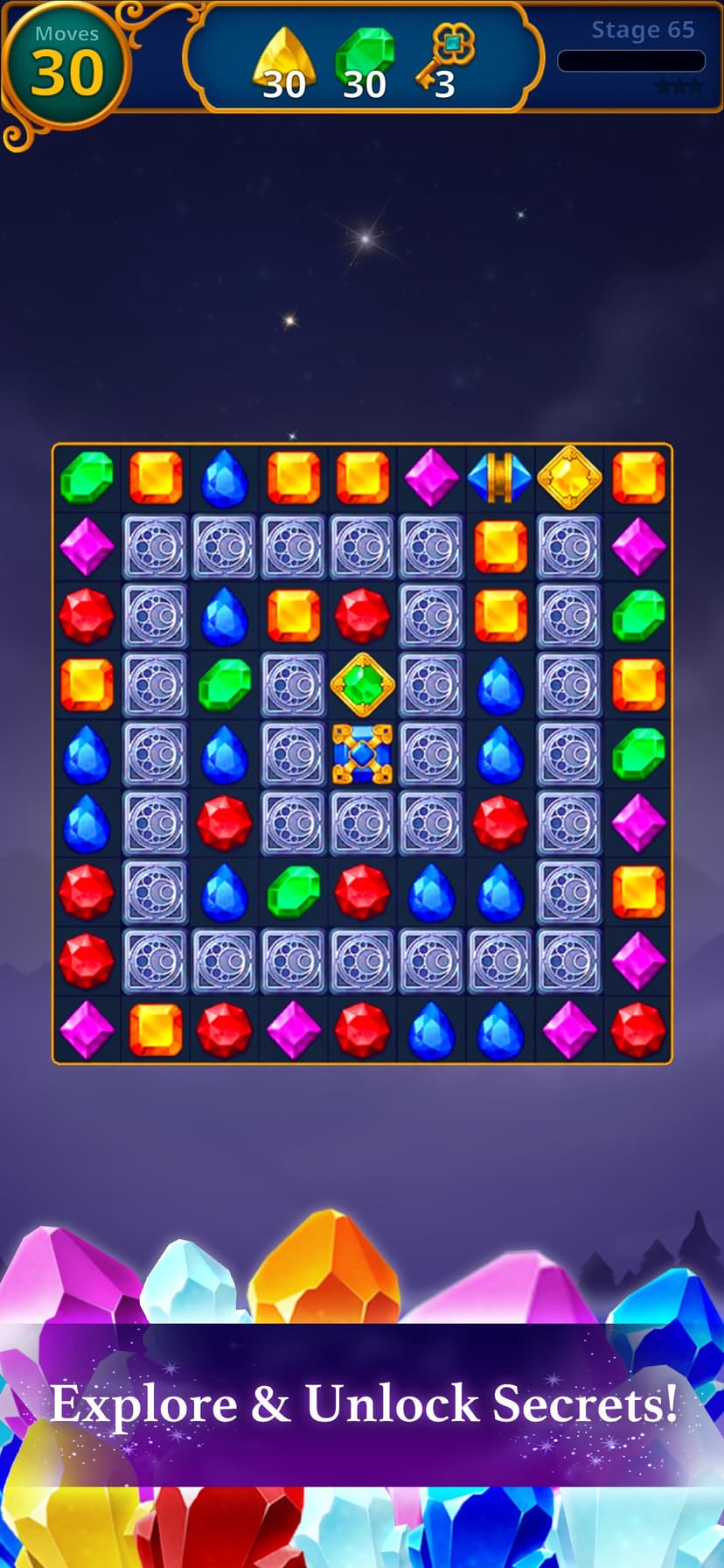 Jewels Magic: Mystery Match3 screenshot 2 - screenshot
