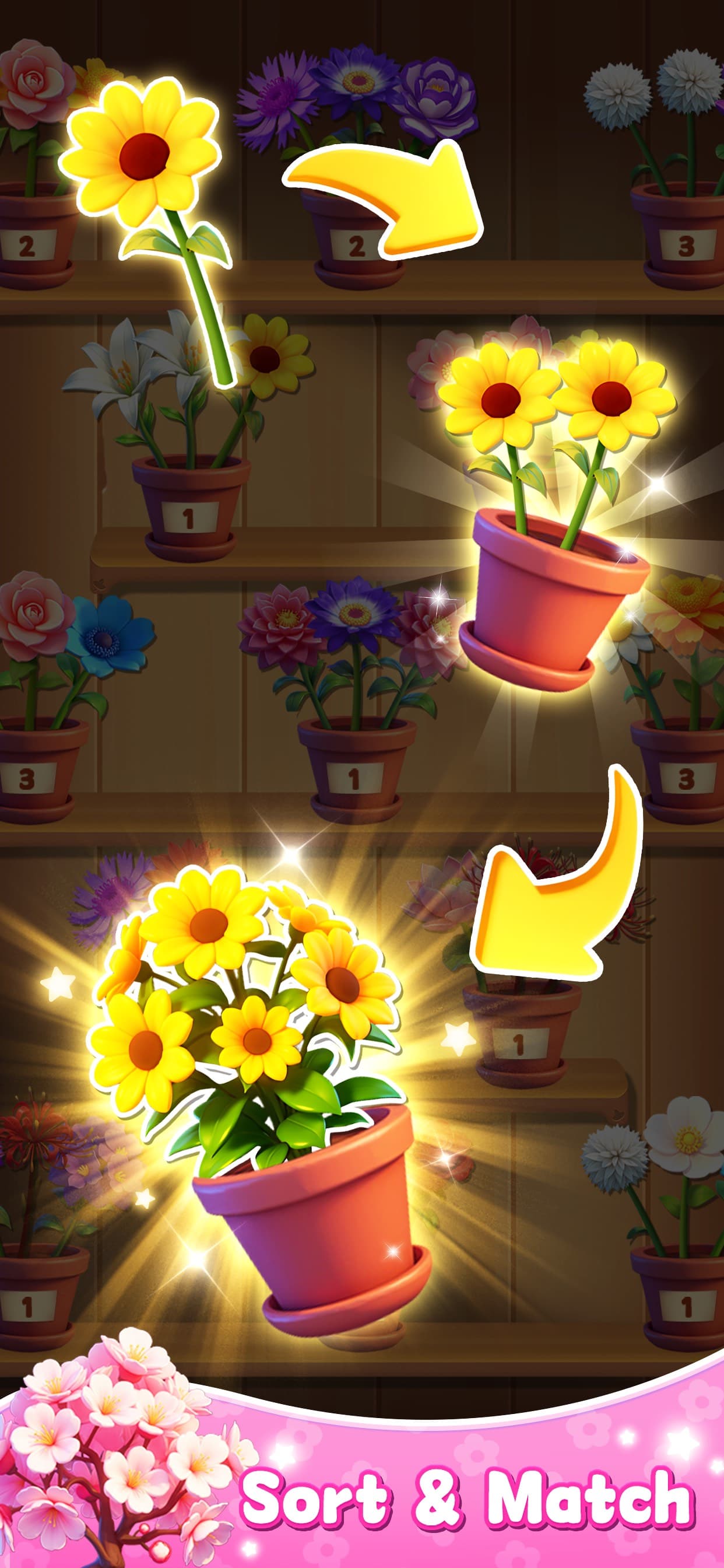 Blossom Bliss: Sort&Design screenshot 3 - screenshot