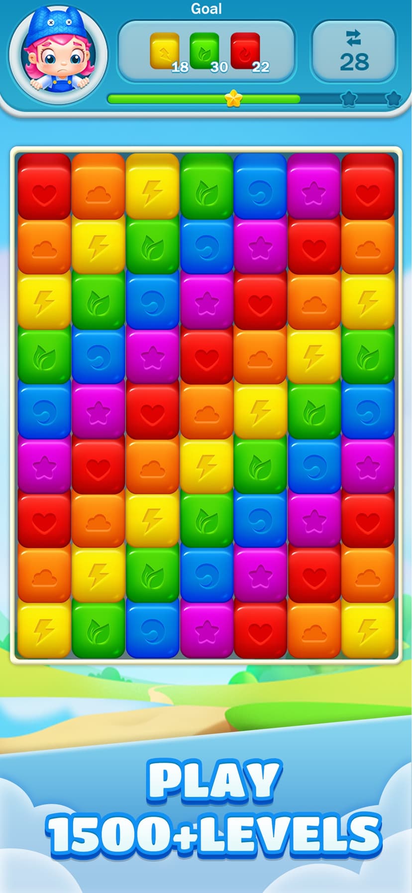 Toy Cubes Pop:Blast Cubes screenshot 1 - screenshot