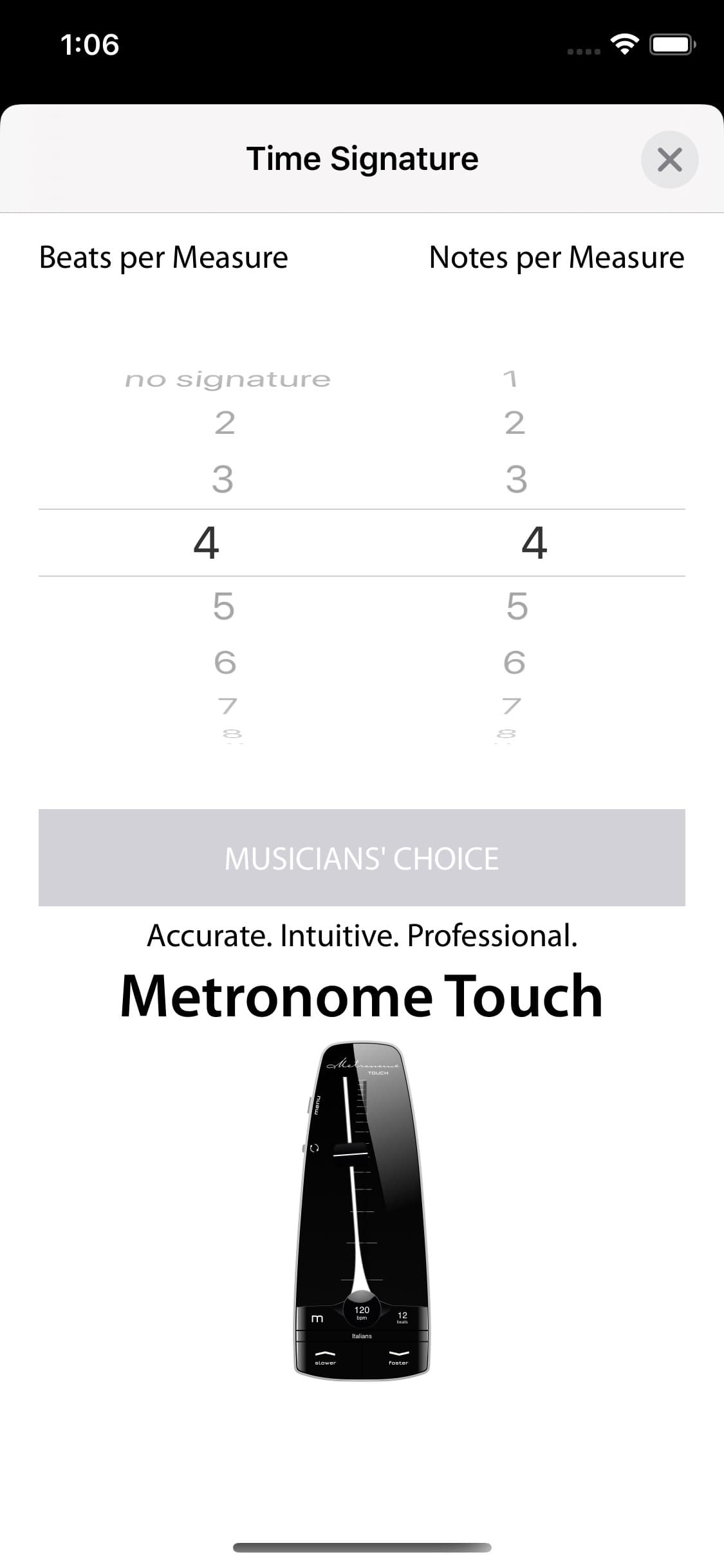 Metronome - reloaded screenshot 3 - screenshot