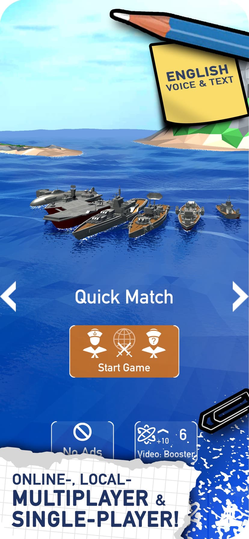 Fleet Battle: Sea Battle game screenshot 2 - screenshot