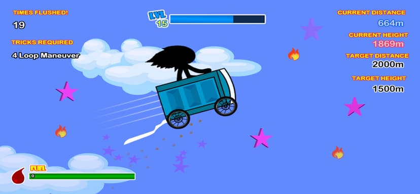 Potty Launch 3:Into Space screenshot 1 - screenshot