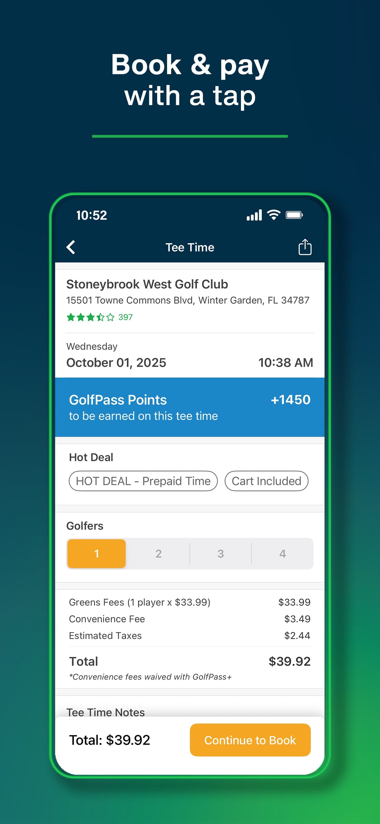GolfNow Book TeeTimes Golf GPS screenshot 2 - screenshot