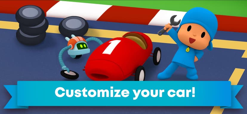 Pocoyo Racing: Car Chase Race screenshot 2 - screenshot