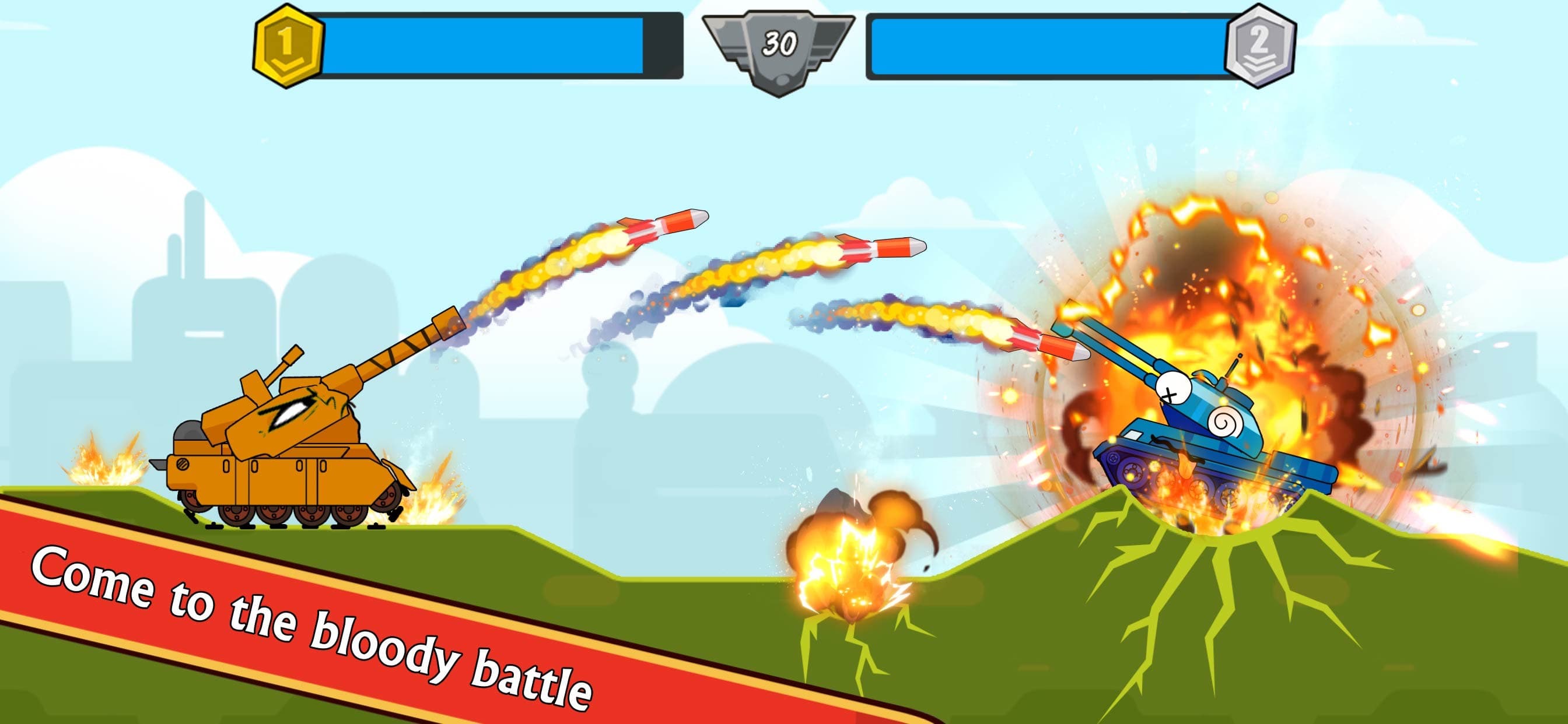Tank Heroes-Tank Games, Tanks screenshot 2 - screenshot