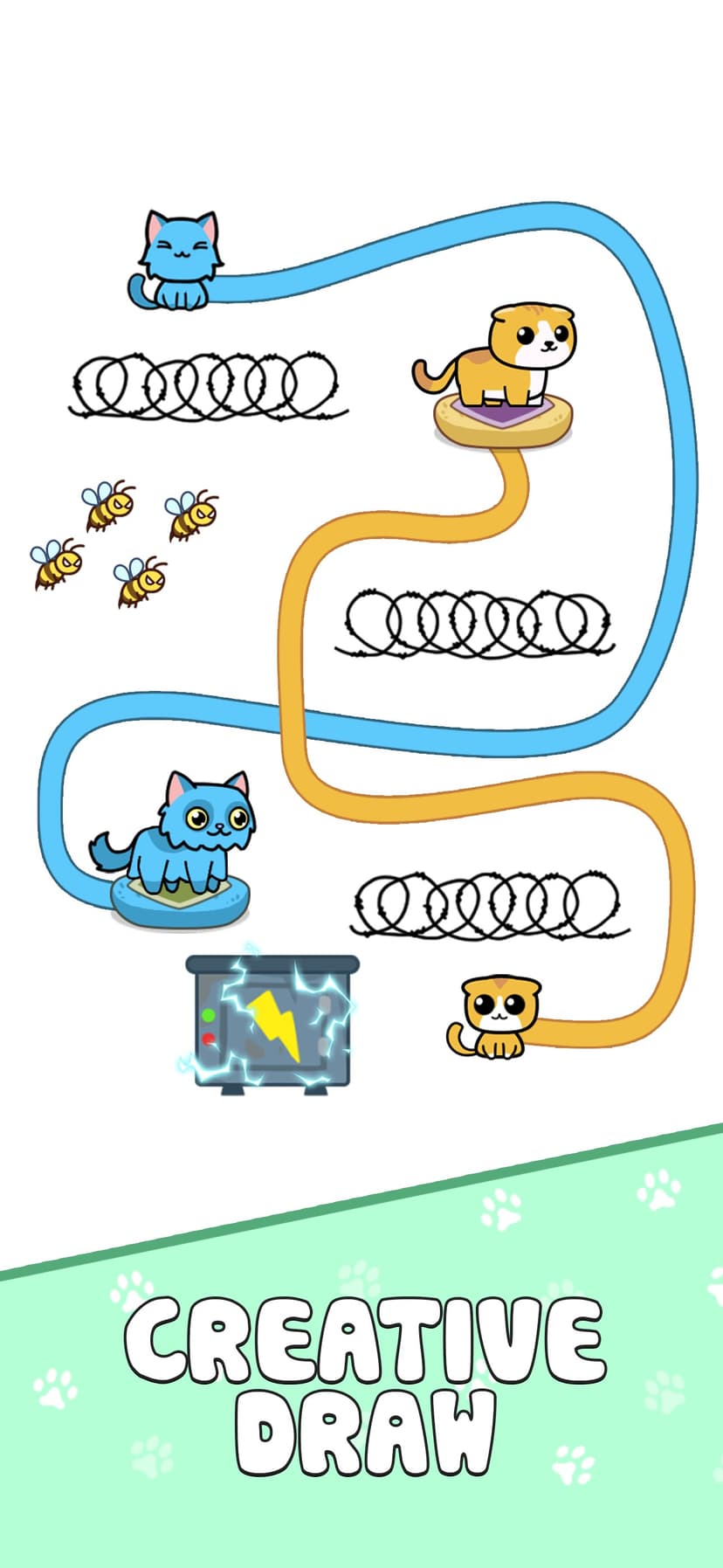 Cat Rush: Draw Puzzle Game screenshot 3 - screenshot