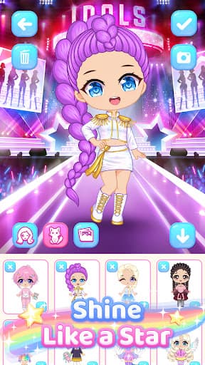 Chibi Avatar Maker Game screenshot 4 - screenshot
