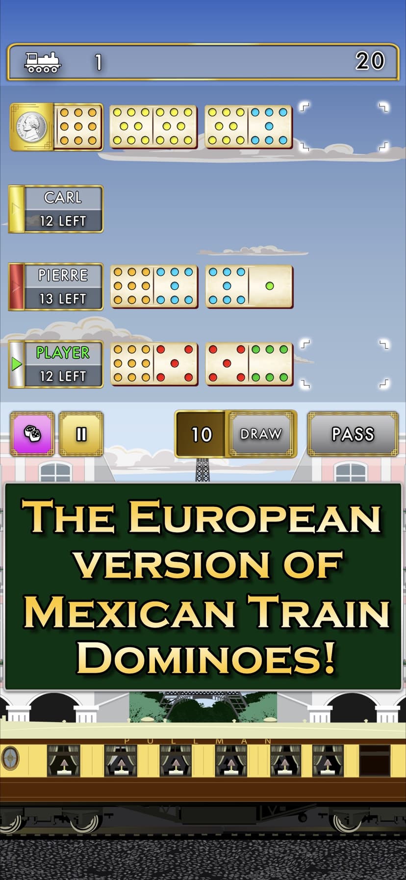 Orient Express Dominoes screenshot 1 - screenshot