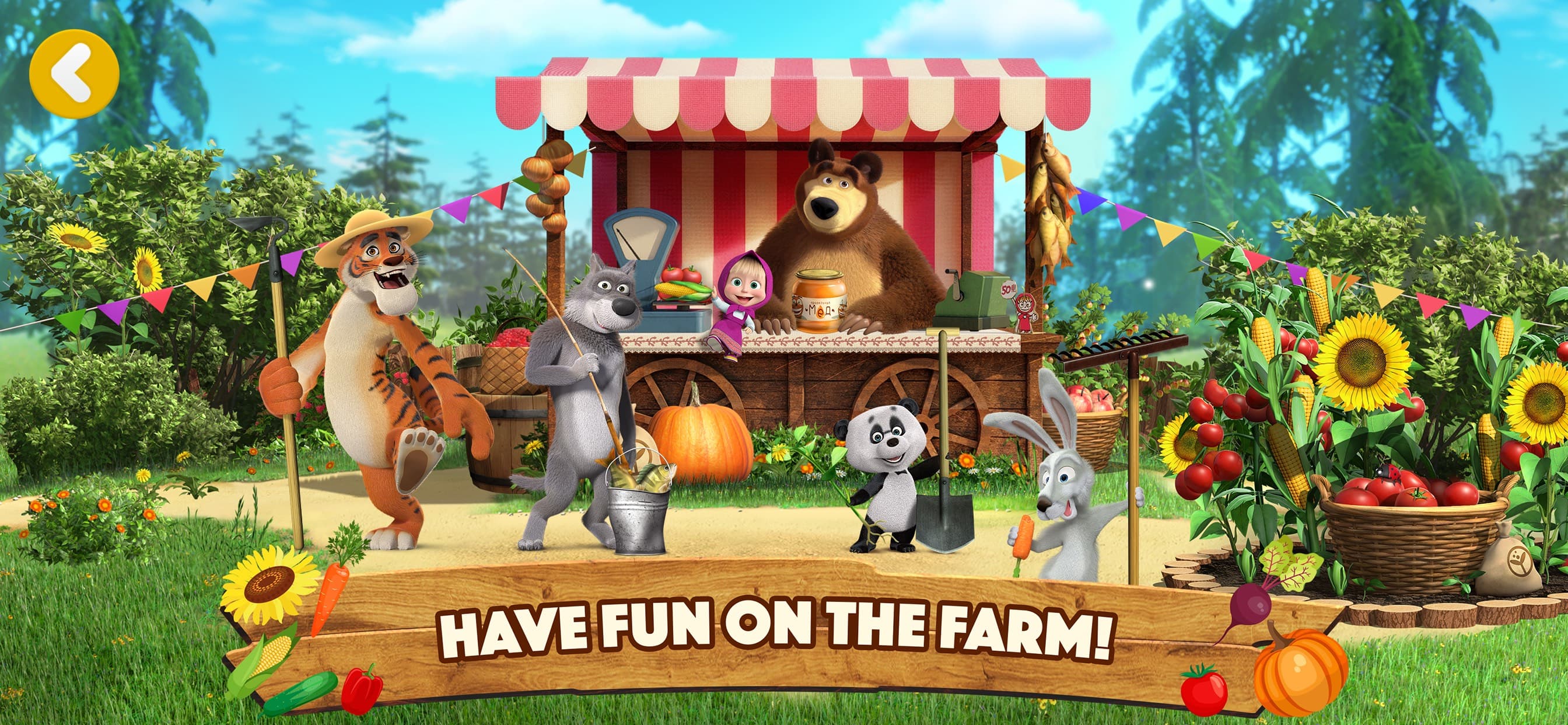 Masha and the Bear: Easy Farm screenshot 7 - screenshot
