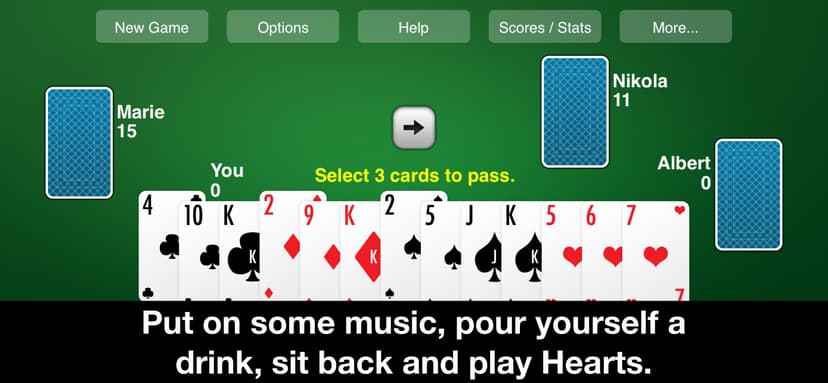 Hearts Card Game—New Classic screenshot 6 - screenshot