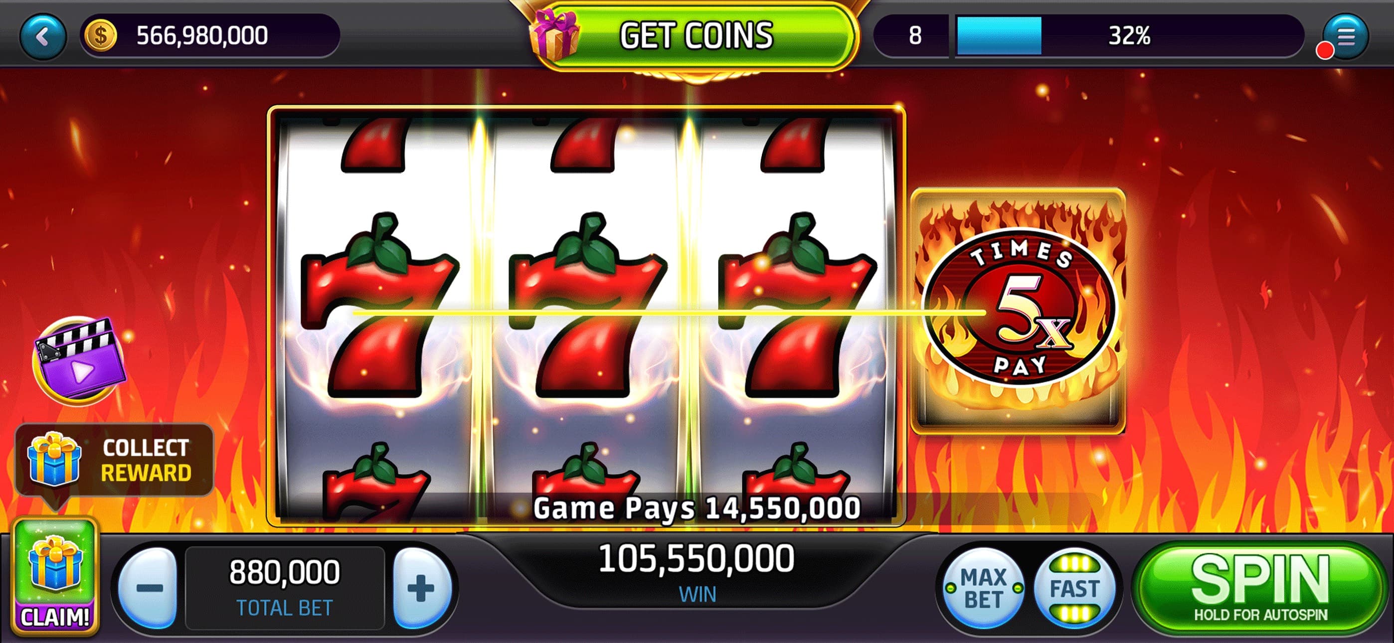 Hot 7's Casino Classic Slots screenshot 4 - screenshot