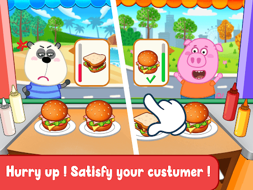 Wolfoo Cooking Game - Sandwich screenshot 14 - screenshot