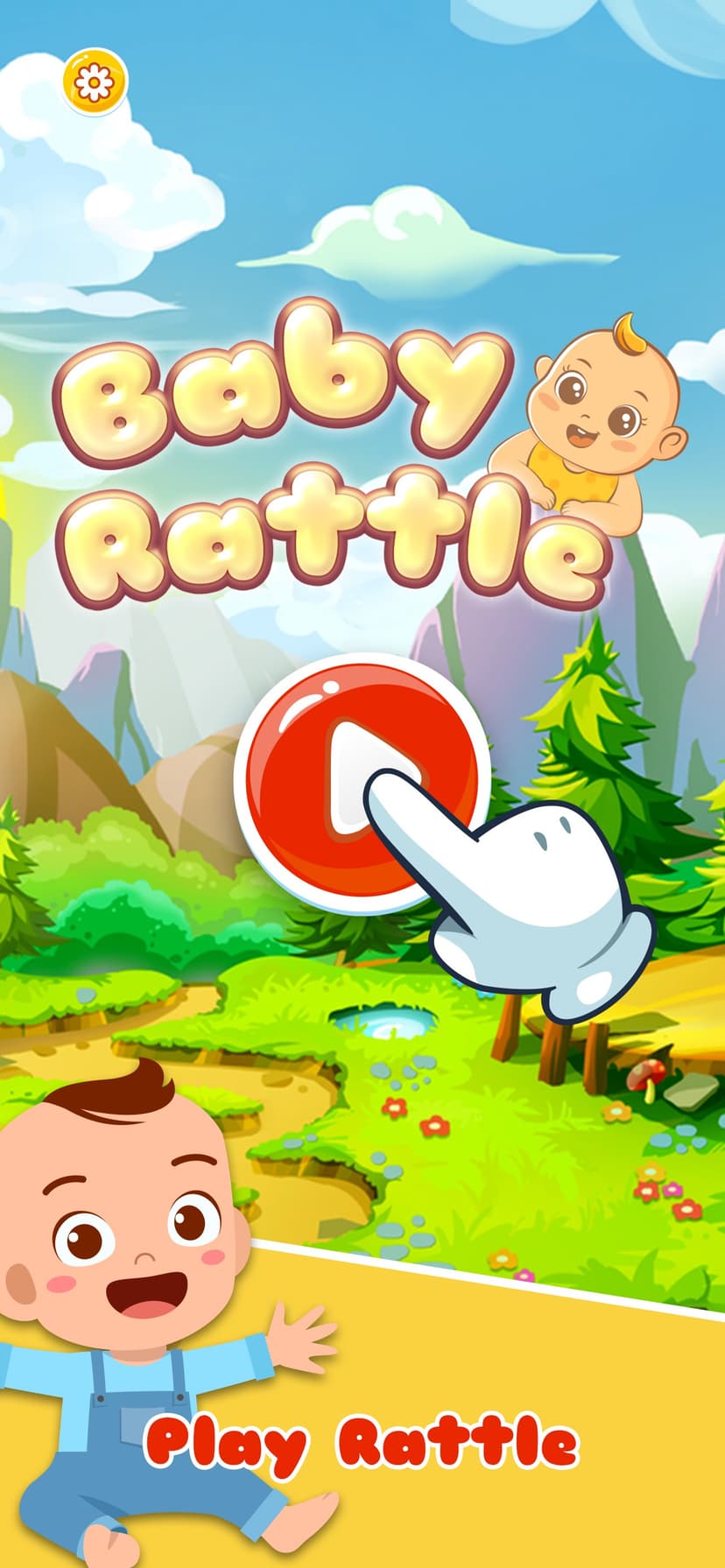 Baby rattle games: Kids lock screenshot 1 - screenshot