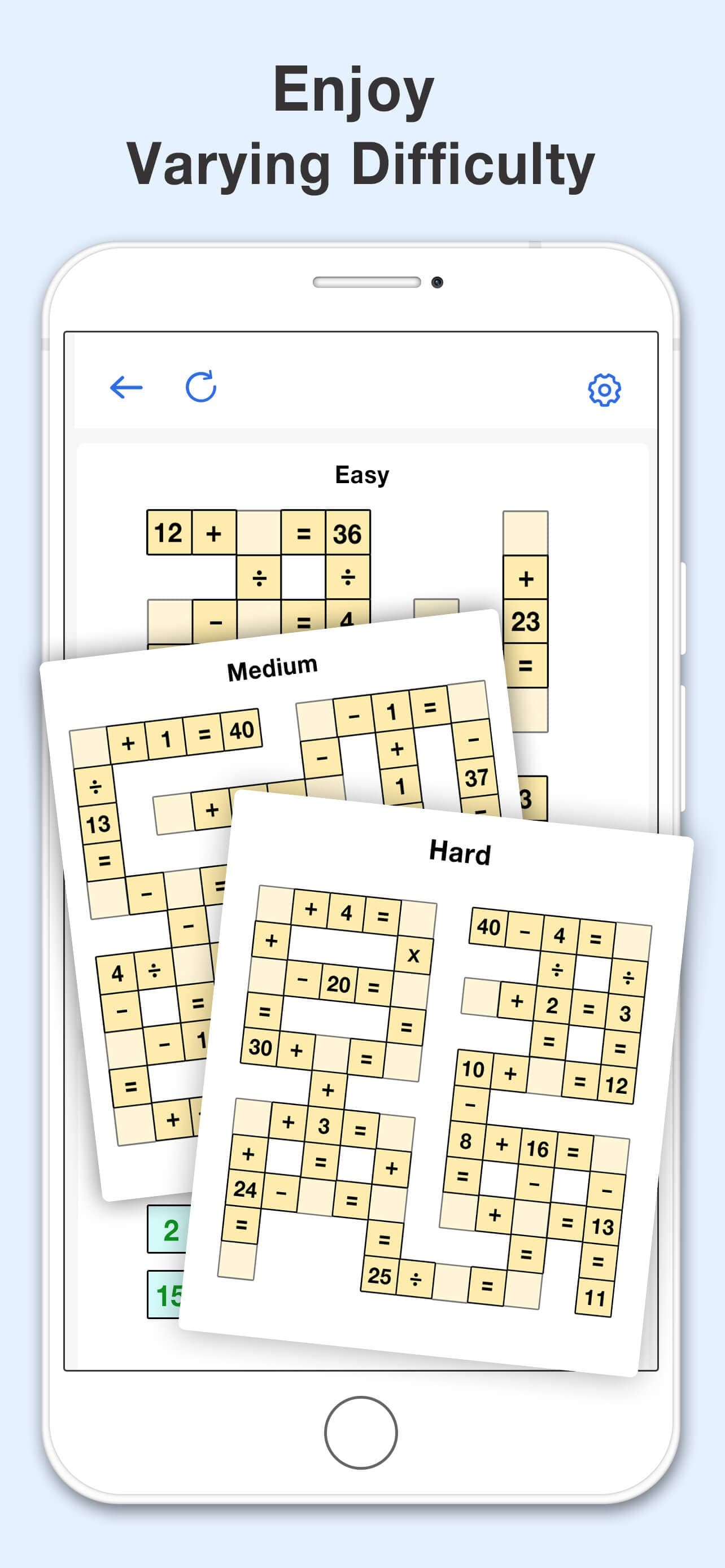 Math Cross - Math Puzzle Games screenshot 2 - screenshot
