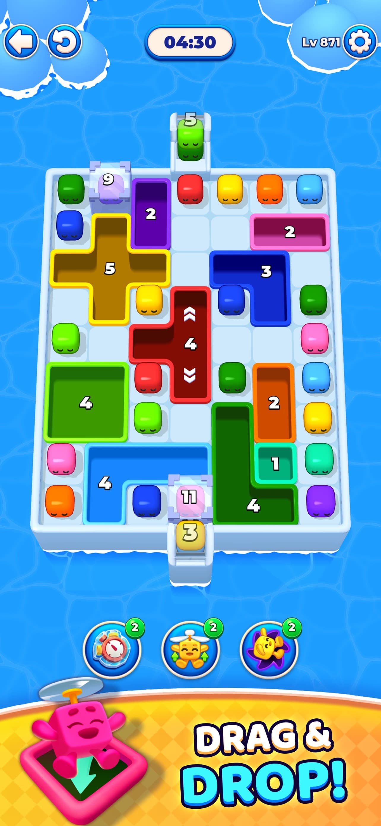 Hole Drop Puzzle screenshot 1 - screenshot