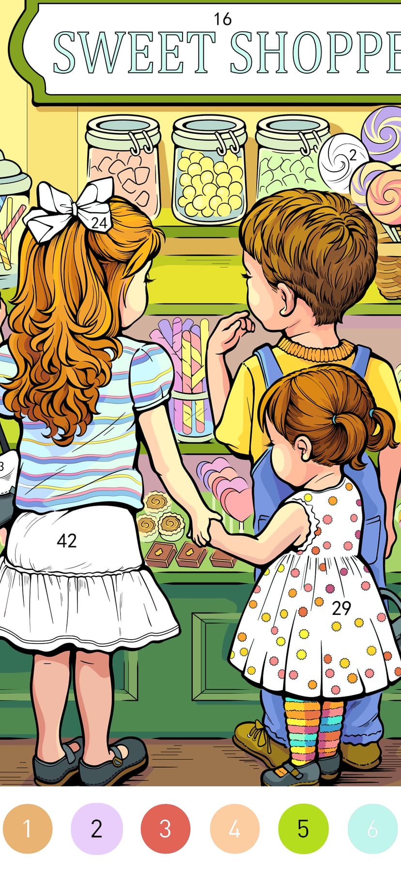 Granny Color By Number Game screenshot 5 - screenshot