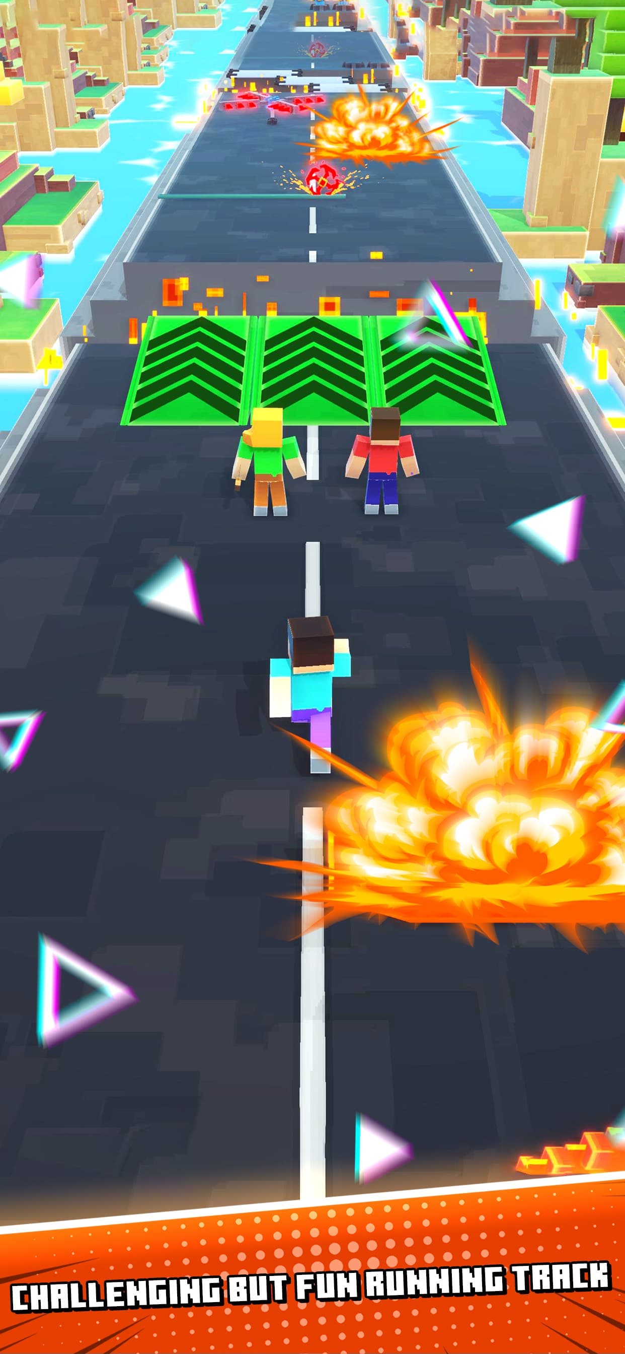 Hero Craft Merge: Run & Battle screenshot 1 - screenshot