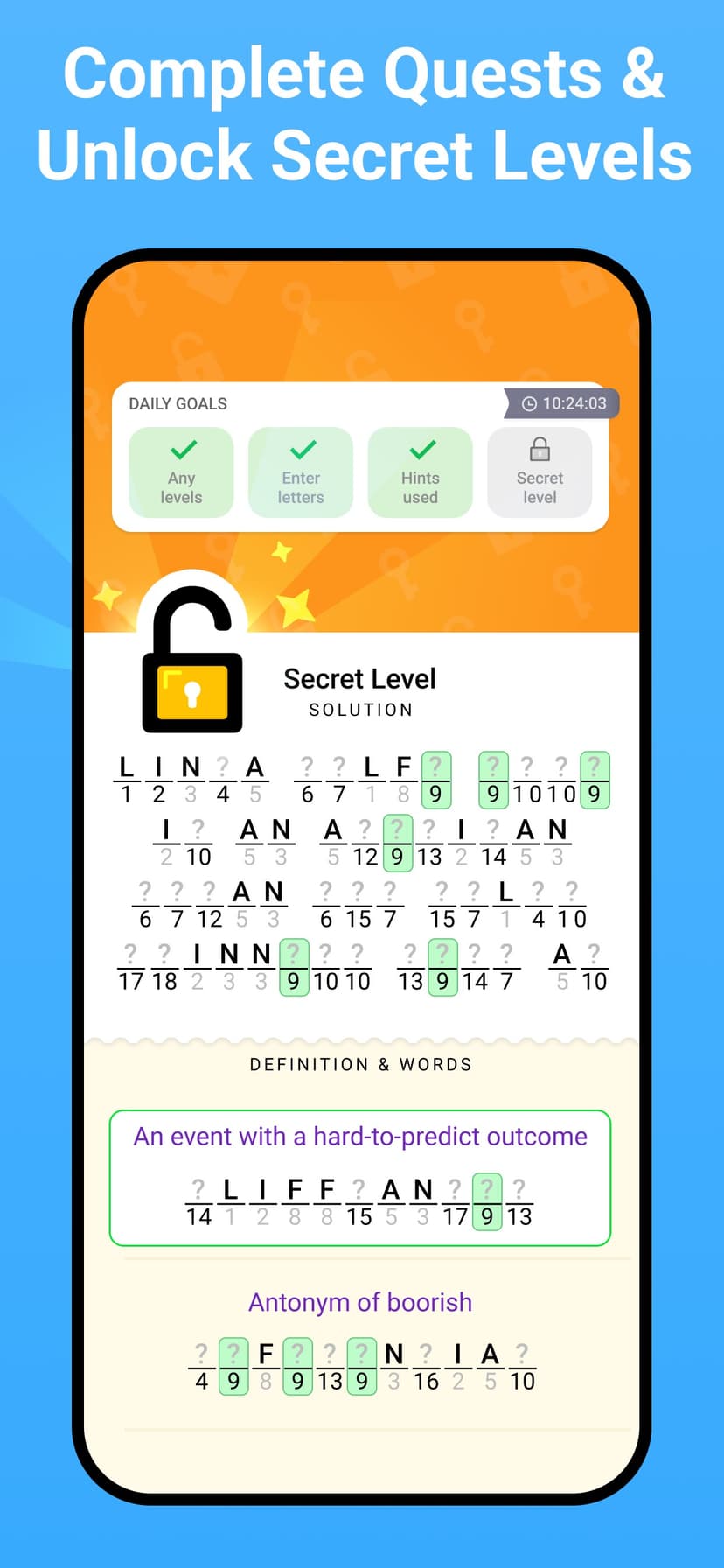 Figgerits - Word Puzzle Games screenshot 5 - screenshot