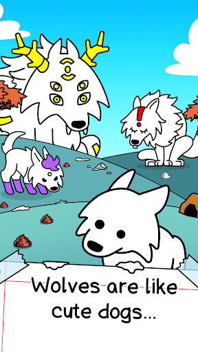 Wolf Evolution: Merge Wild Dog screenshot 1 - screenshot