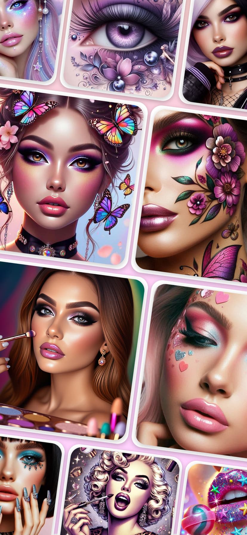 Makeup Color Paint By Number screenshot 1 - screenshot