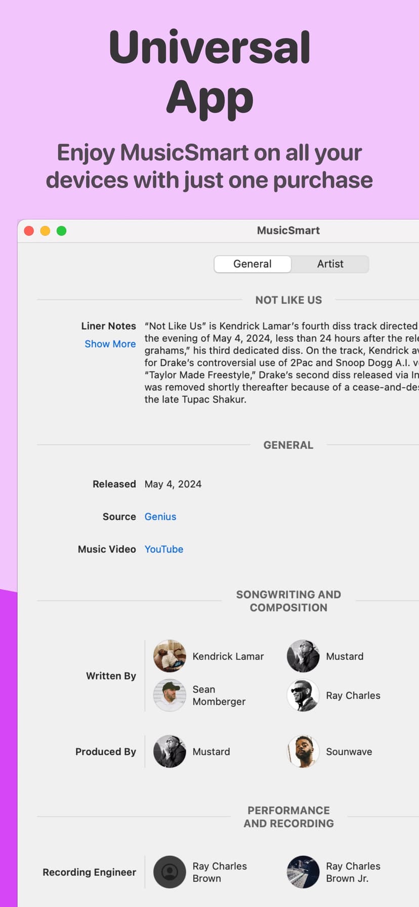 MusicSmart - Liner Notes screenshot 10 - screenshot