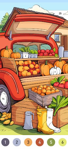 Country Farm Coloring Book screenshot 1 - screenshot