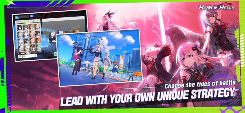 HEAVENHELLS: Anime Squad RPG screenshot 2 - screenshot
