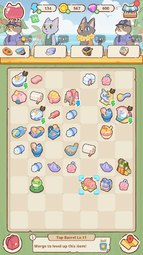 Merge Cat Town : Island Build screenshot 6 - screenshot