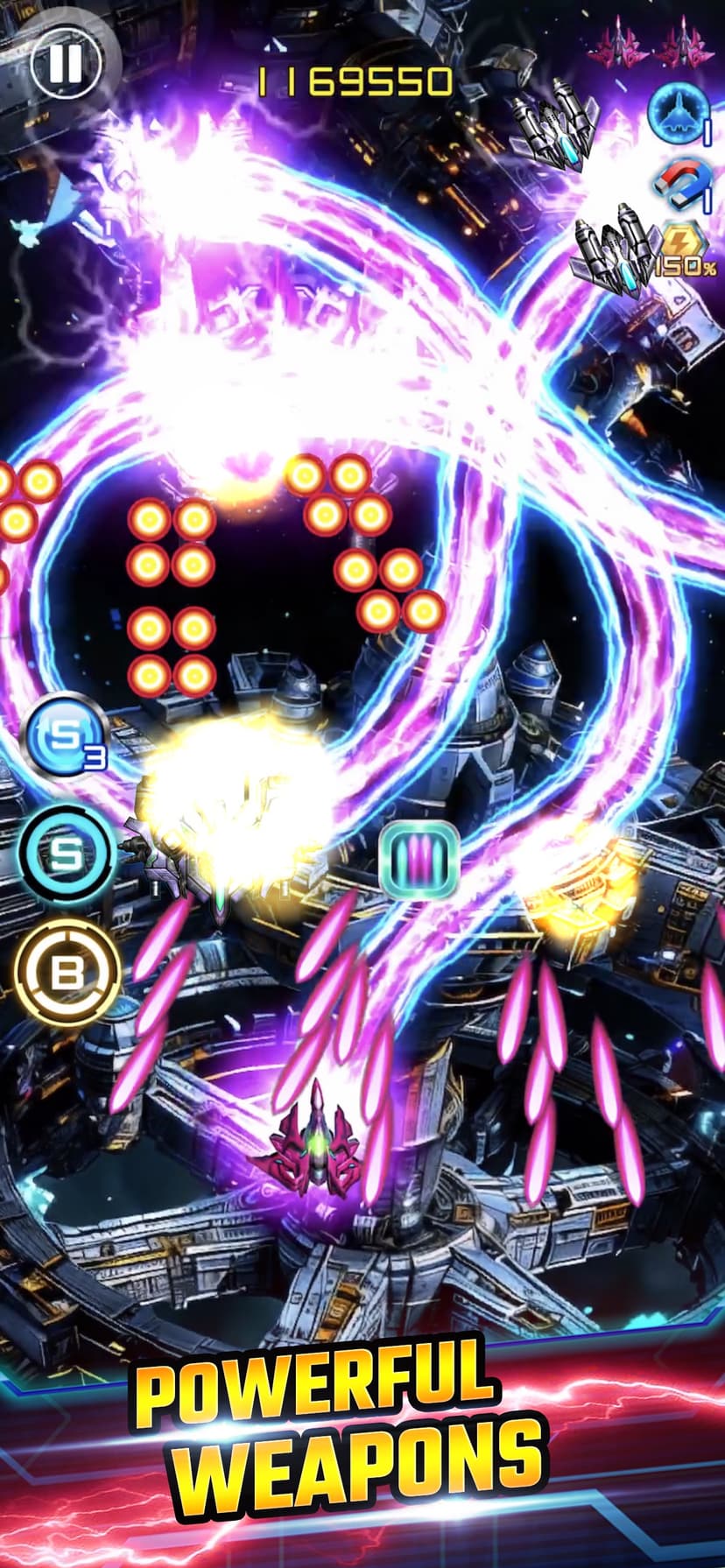 Lightning Fighter 2: Space War screenshot 1 - screenshot