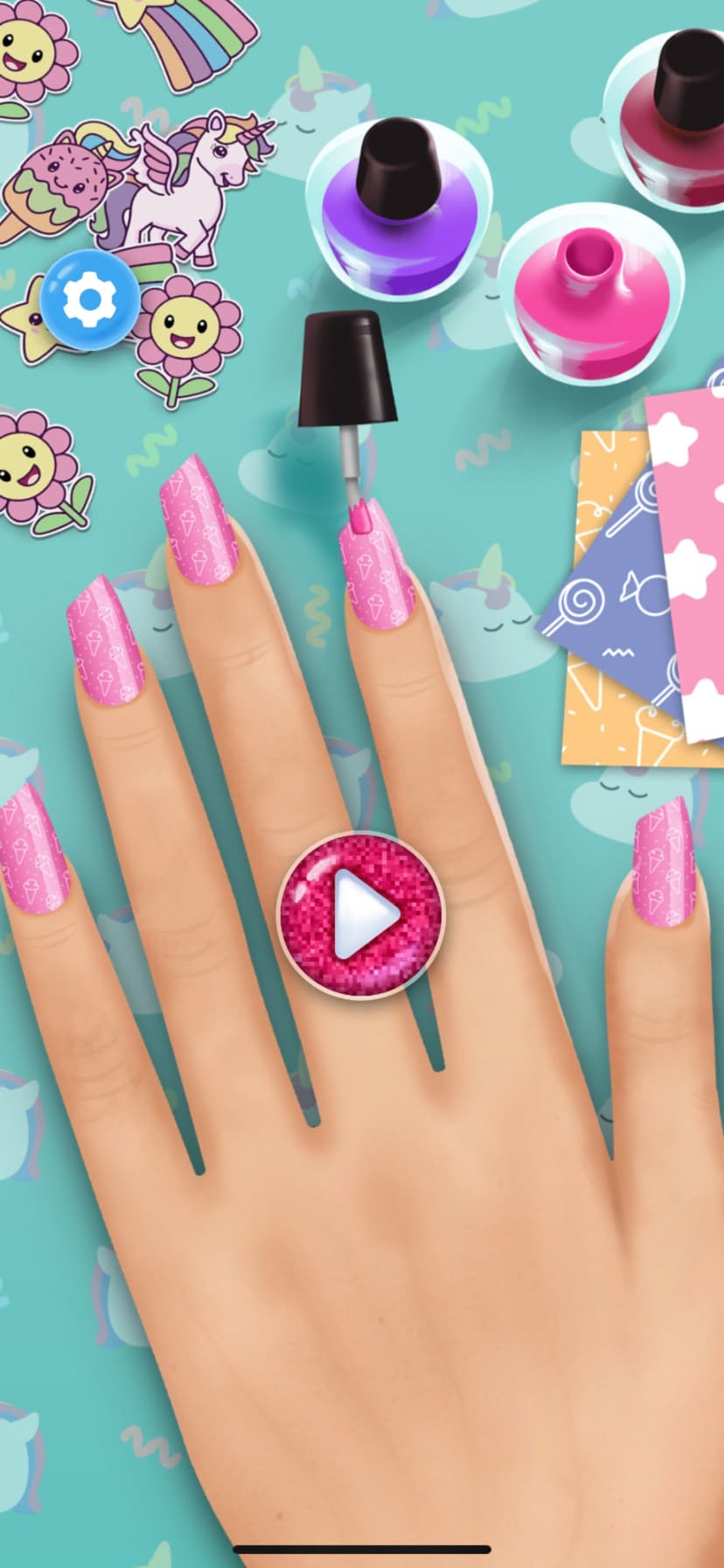 Girls Nail Salon: Paint,Polish screenshot 1 - screenshot