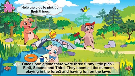 Three Little Pigs: Kids Book screenshot 1 - screenshot