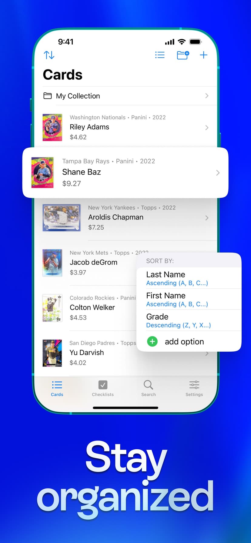 Cardstock: Sports Card Scanner screenshot 4 - screenshot