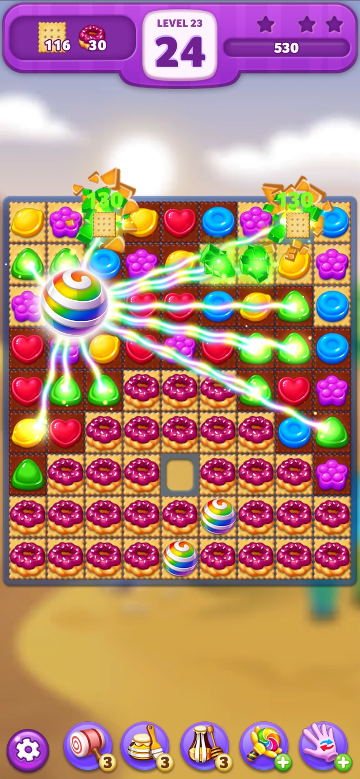 Lollipop: Sweet Taste Match3 screenshot 2 - screenshot