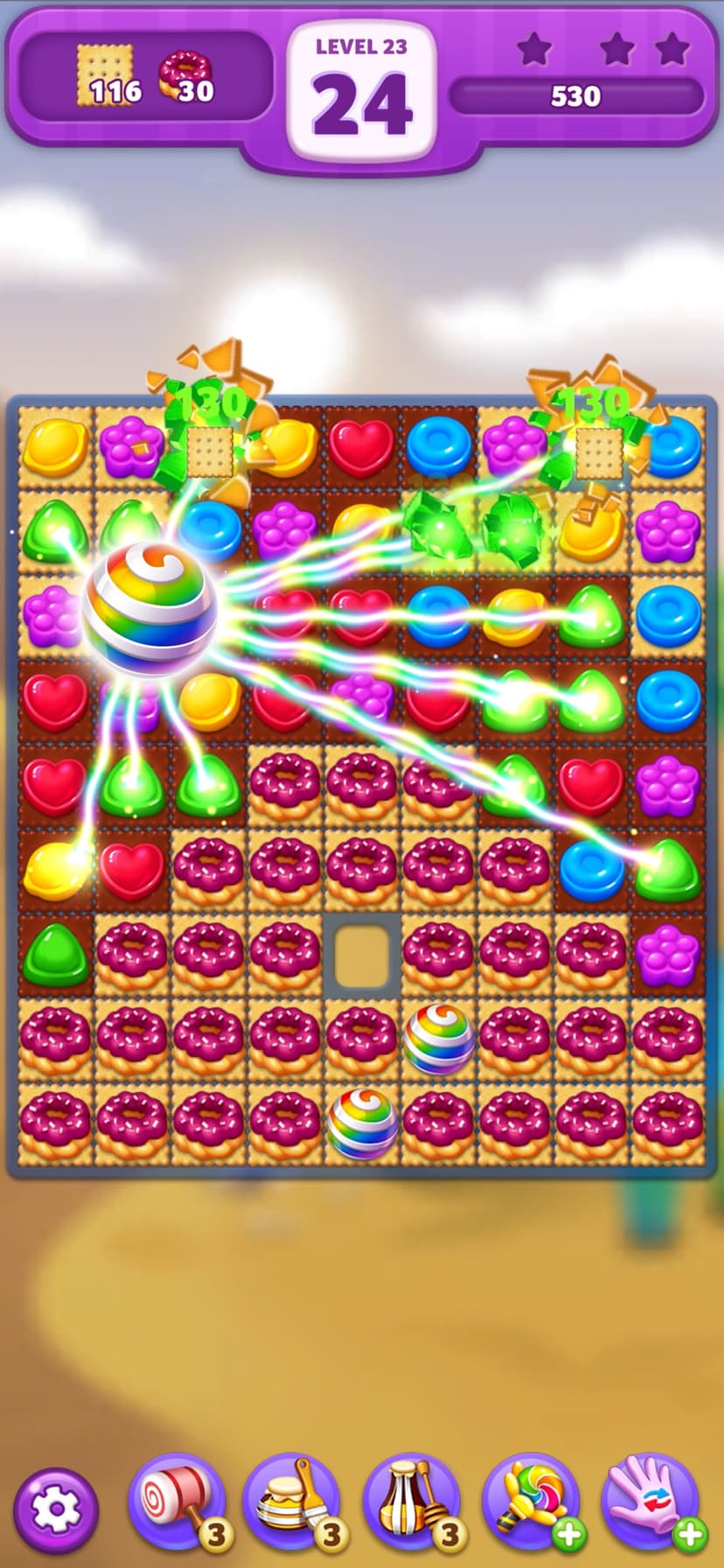 Lollipop: Sweet Taste Match3 screenshot 2 - screenshot