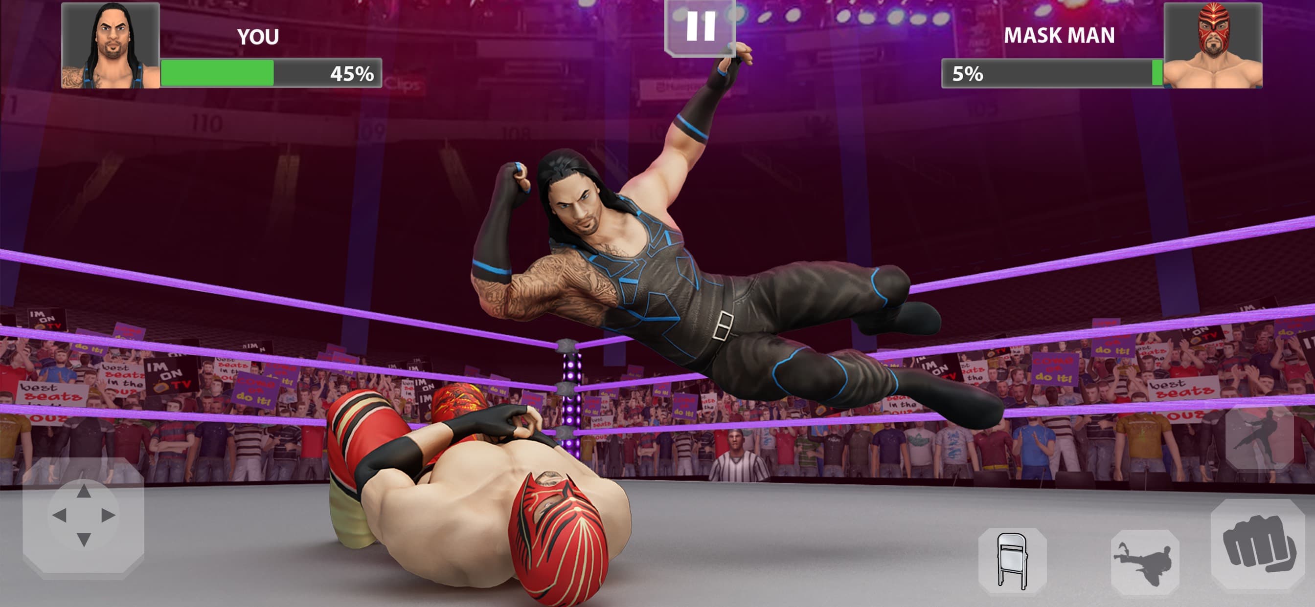 Wrestling Rumble: PRO Fighting screenshot 1 - screenshot