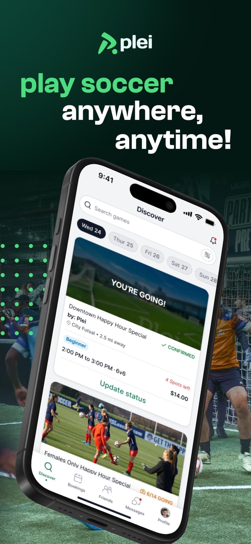 Plei | Pick Up Soccer screenshot 1 - screenshot