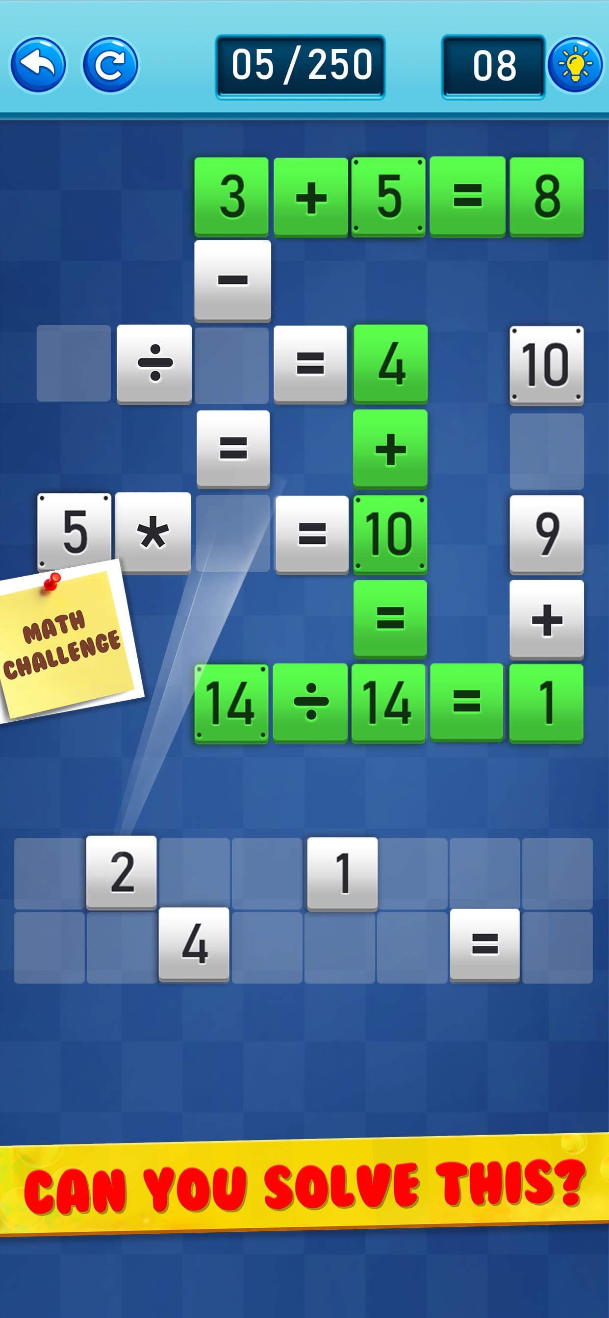 Math cross puzzle - Brain out screenshot 2 - screenshot
