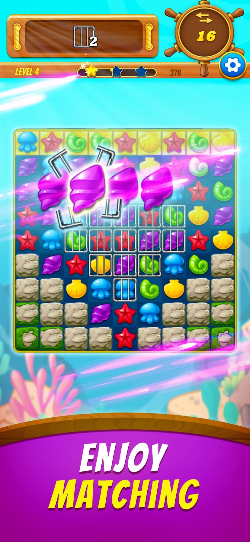 Marine Jewels – Match 3 Games screenshot 5 - screenshot