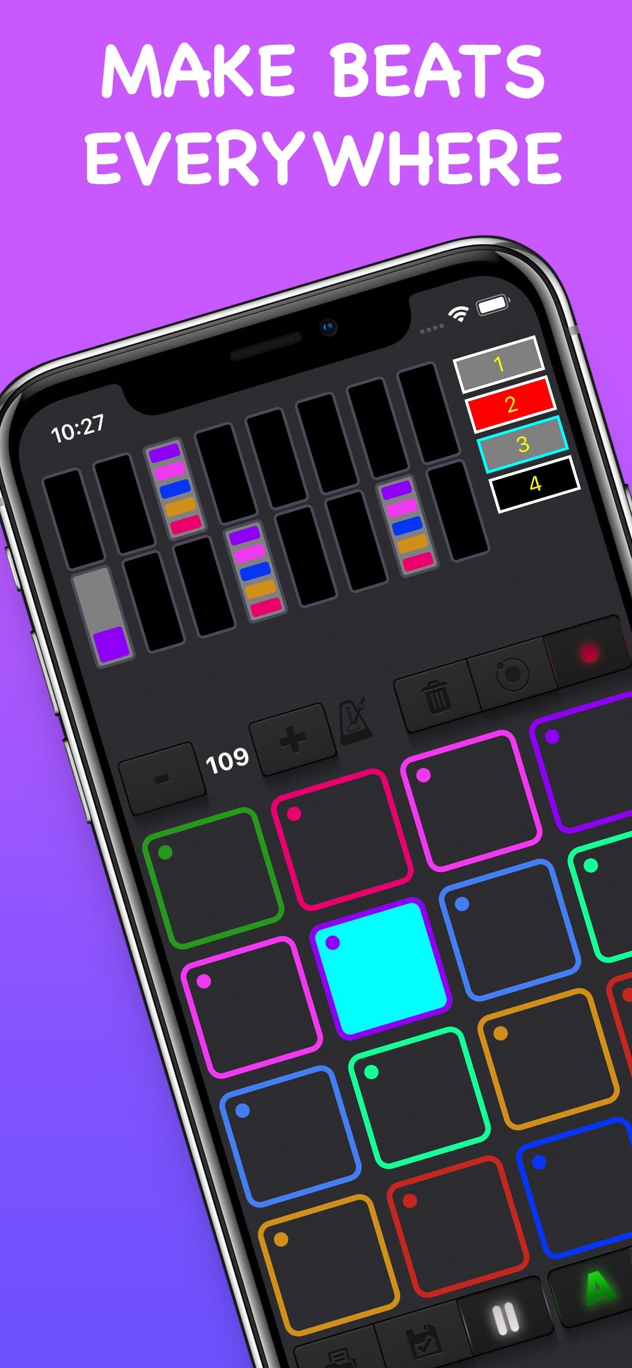 Drum & Rhythm Pad - Beat Maker screenshot 2 - screenshot