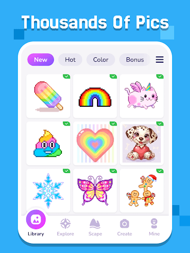 Pixel Coloring-Color by number screenshot 9 - screenshot