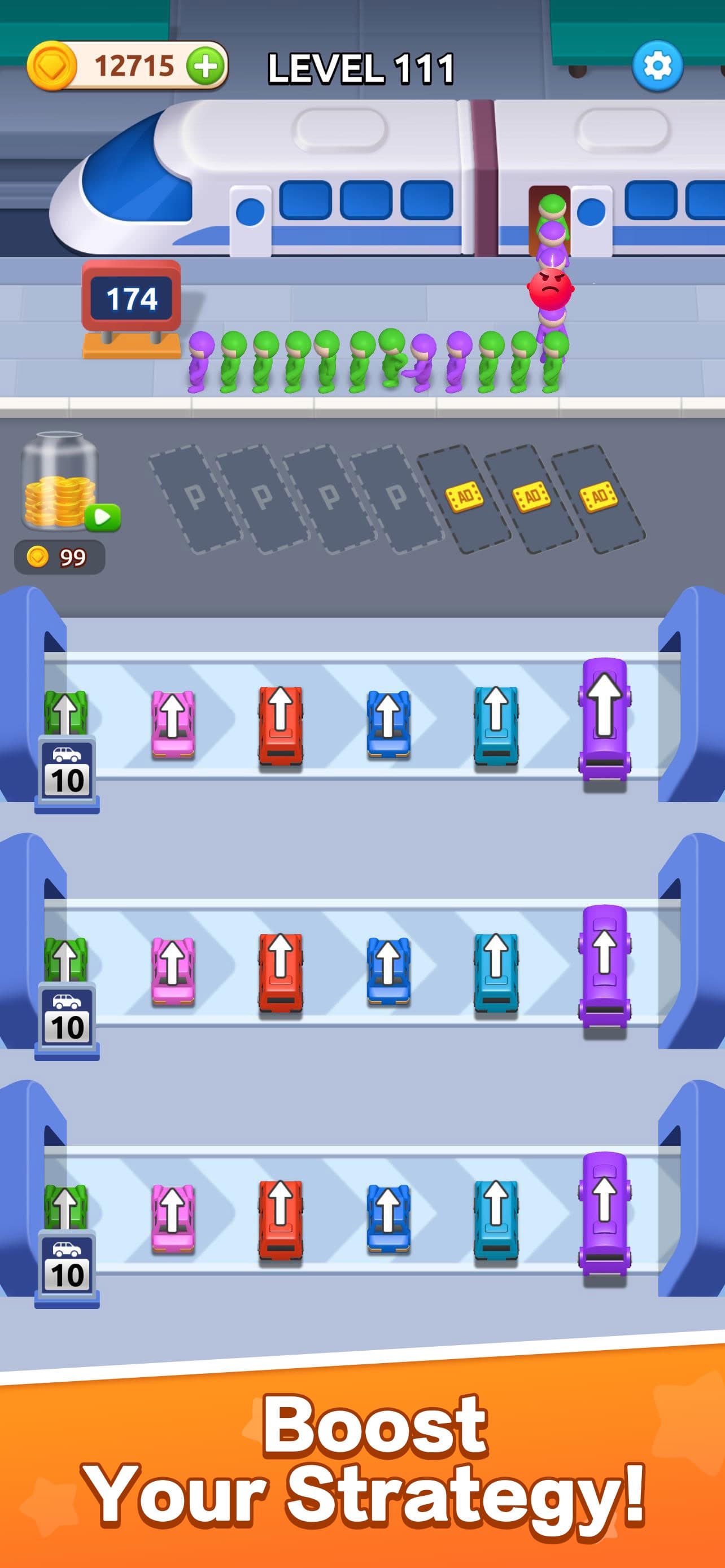 Bus Out - Traffic Escape! screenshot 2 - screenshot