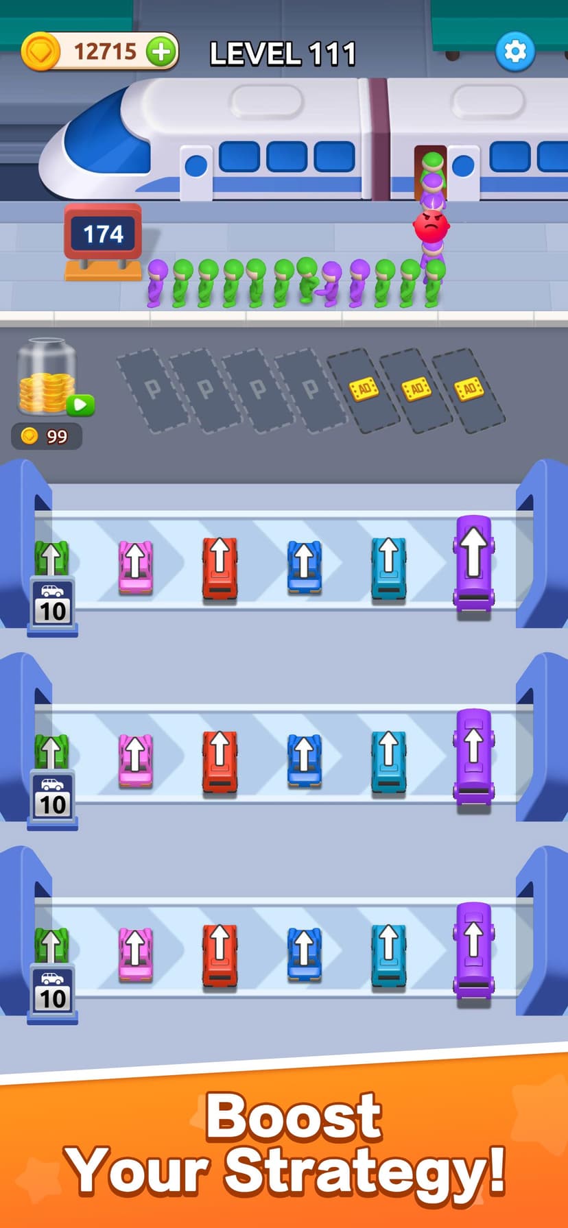 Bus Out - Traffic Escape! screenshot 2 - screenshot