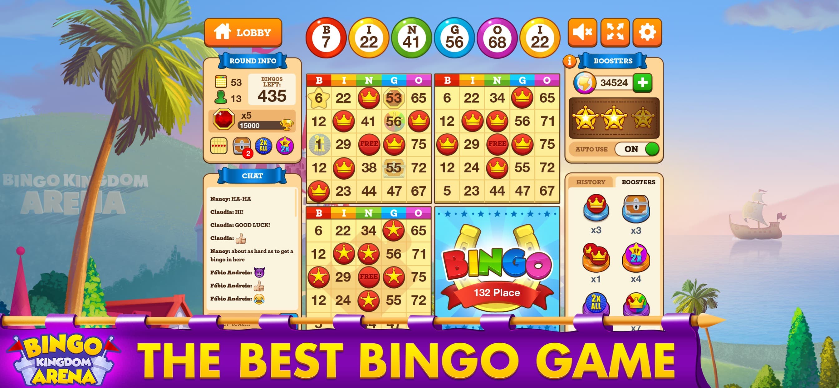 Bingo Kingdom Arena Bingo Game screenshot 1 - screenshot