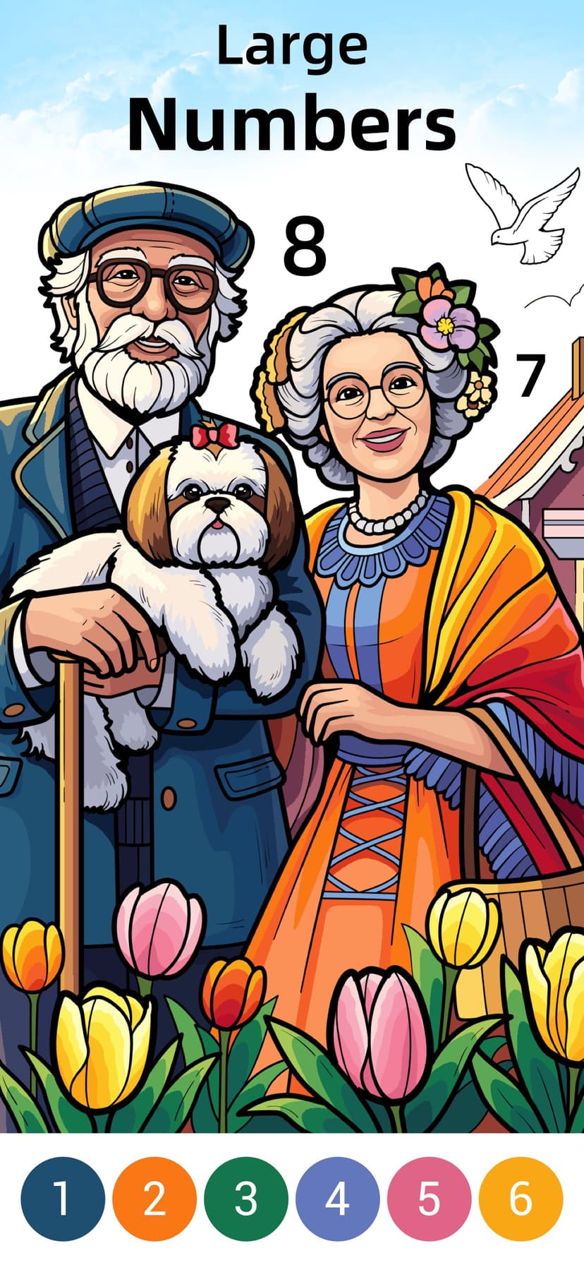 Jolly Color by Numers Game screenshot 2 - screenshot